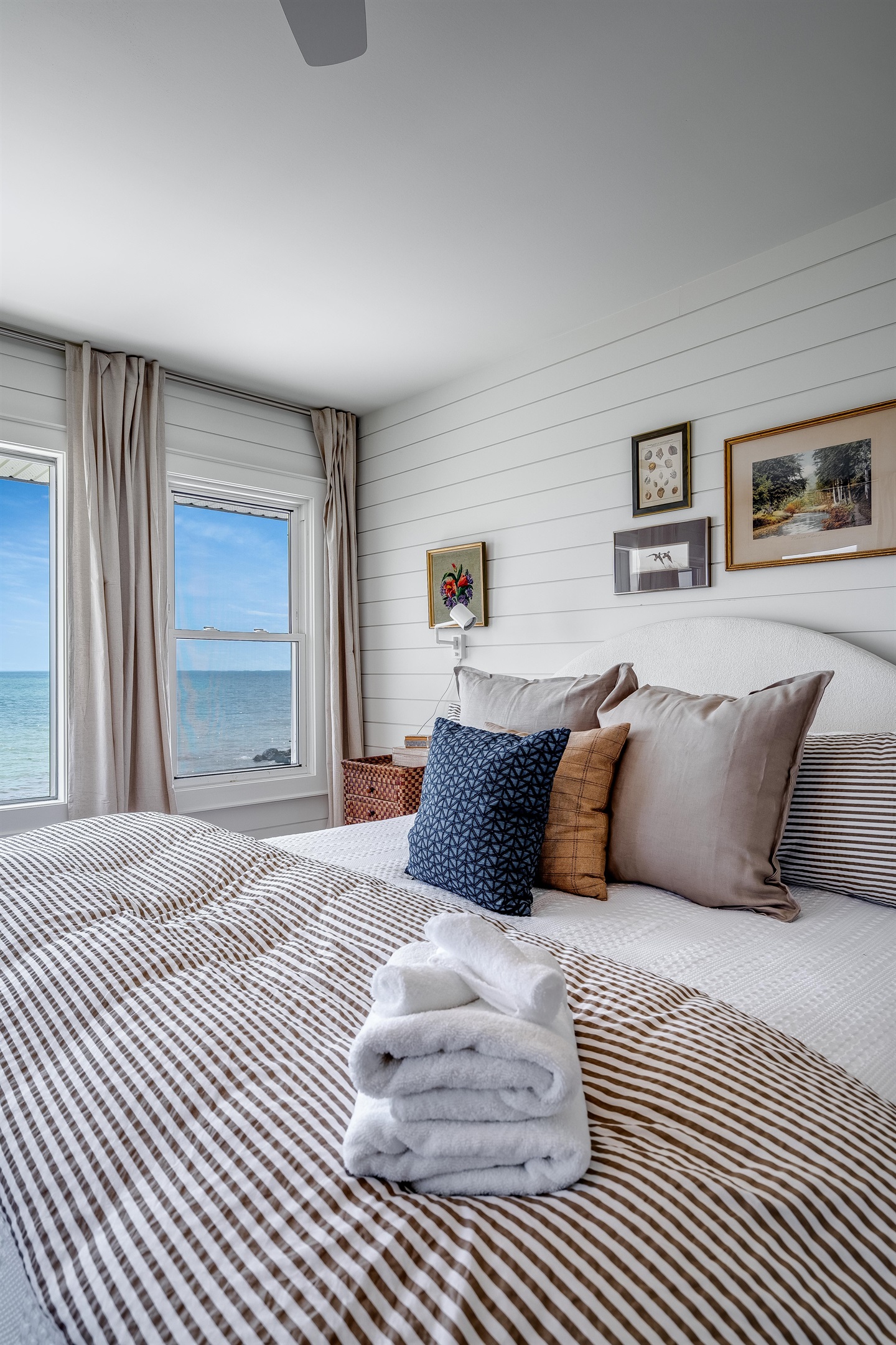 Master Bedroom with a King bed, and view's you can never miss.