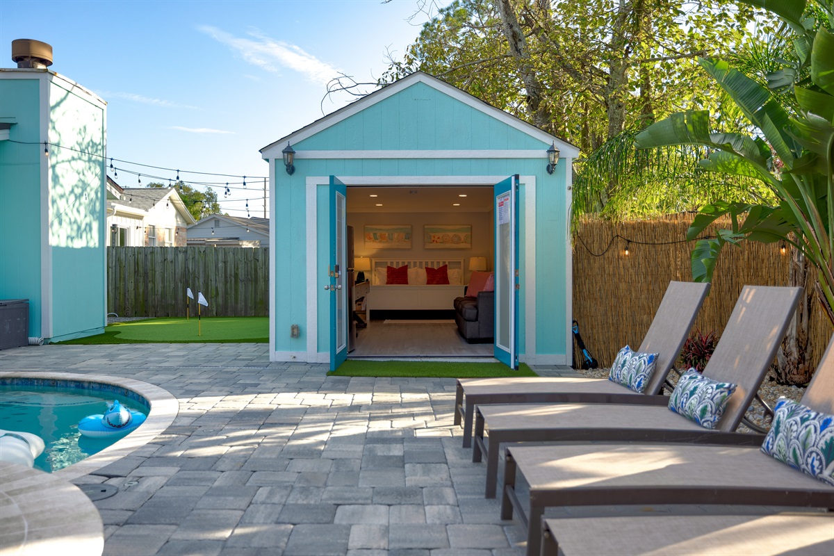 Private casita by the pool - perfect for extra guests or private retreat