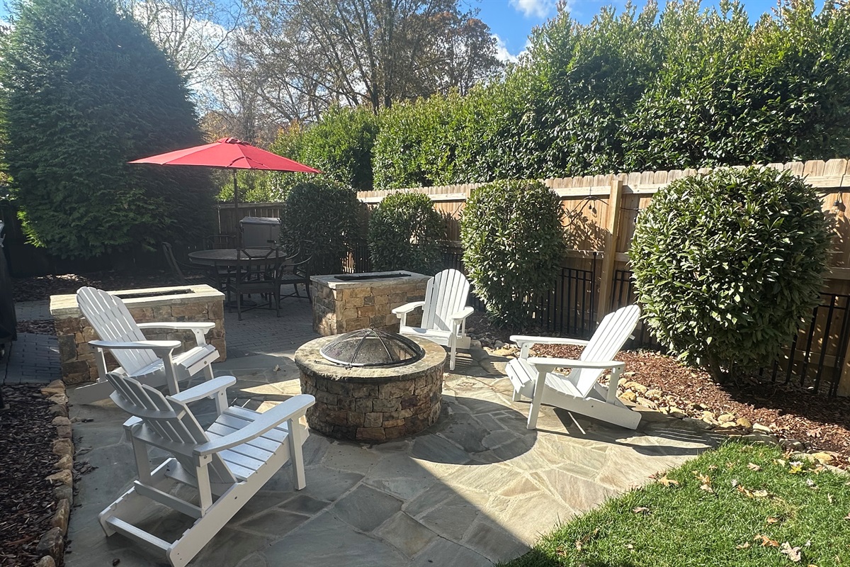 Fire Pit, Outdoor Table, Propane Grill