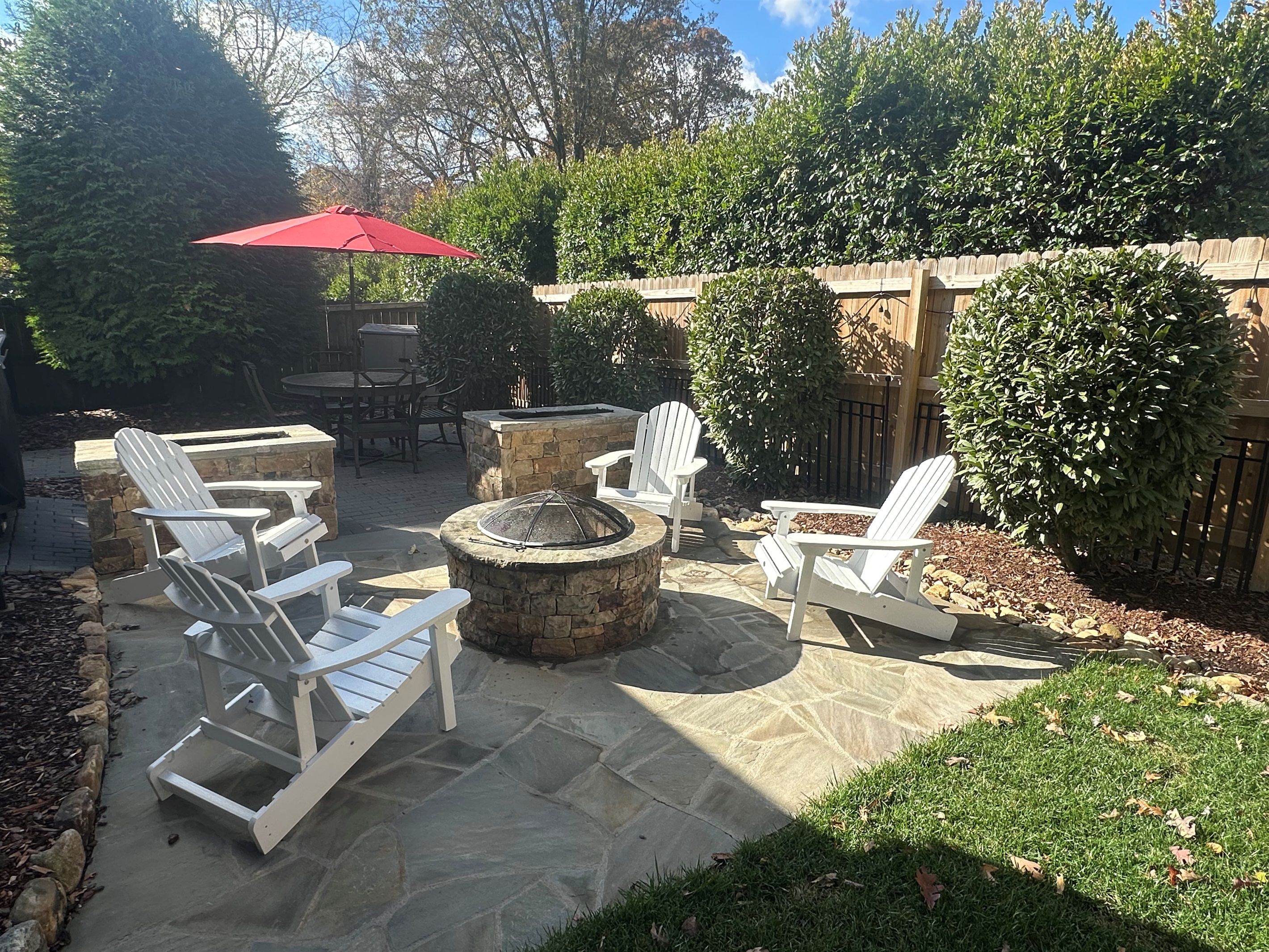 Fire Pit, Outdoor Table, Propane Grill