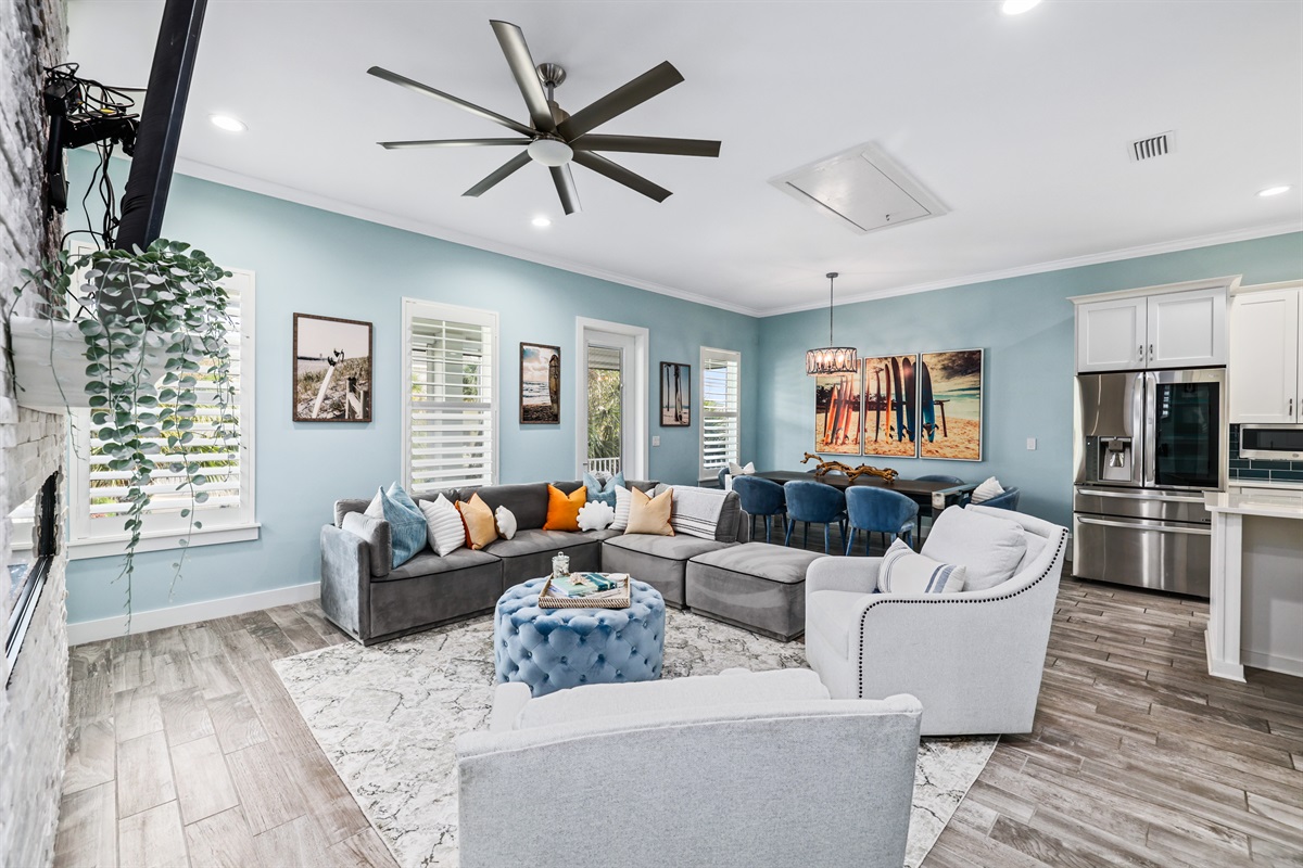 Relaxed living space