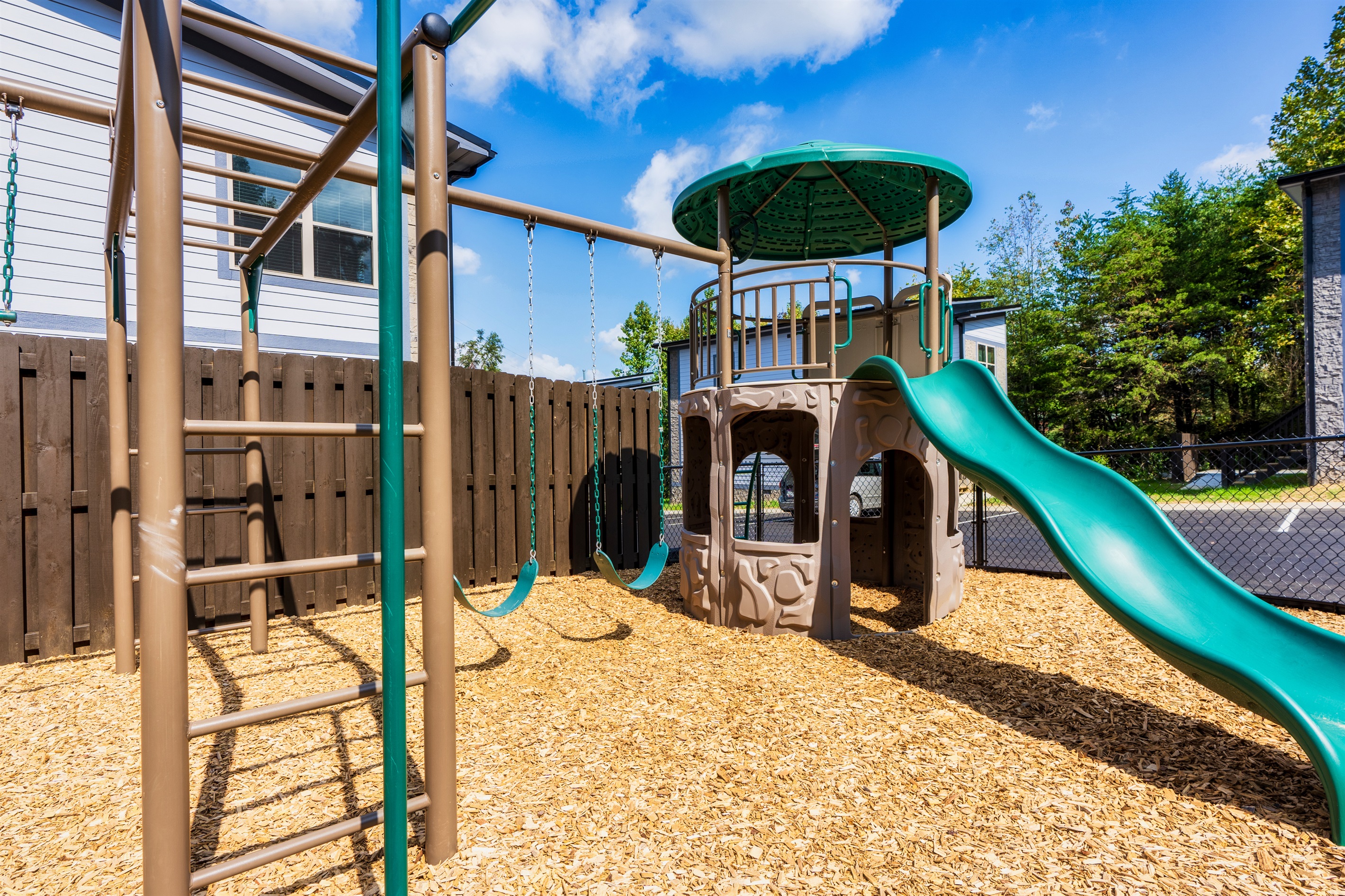 Excitement and leisure await, from the sparkling pool and playground for the little ones to the expansive dog park, ensuring happiness for all