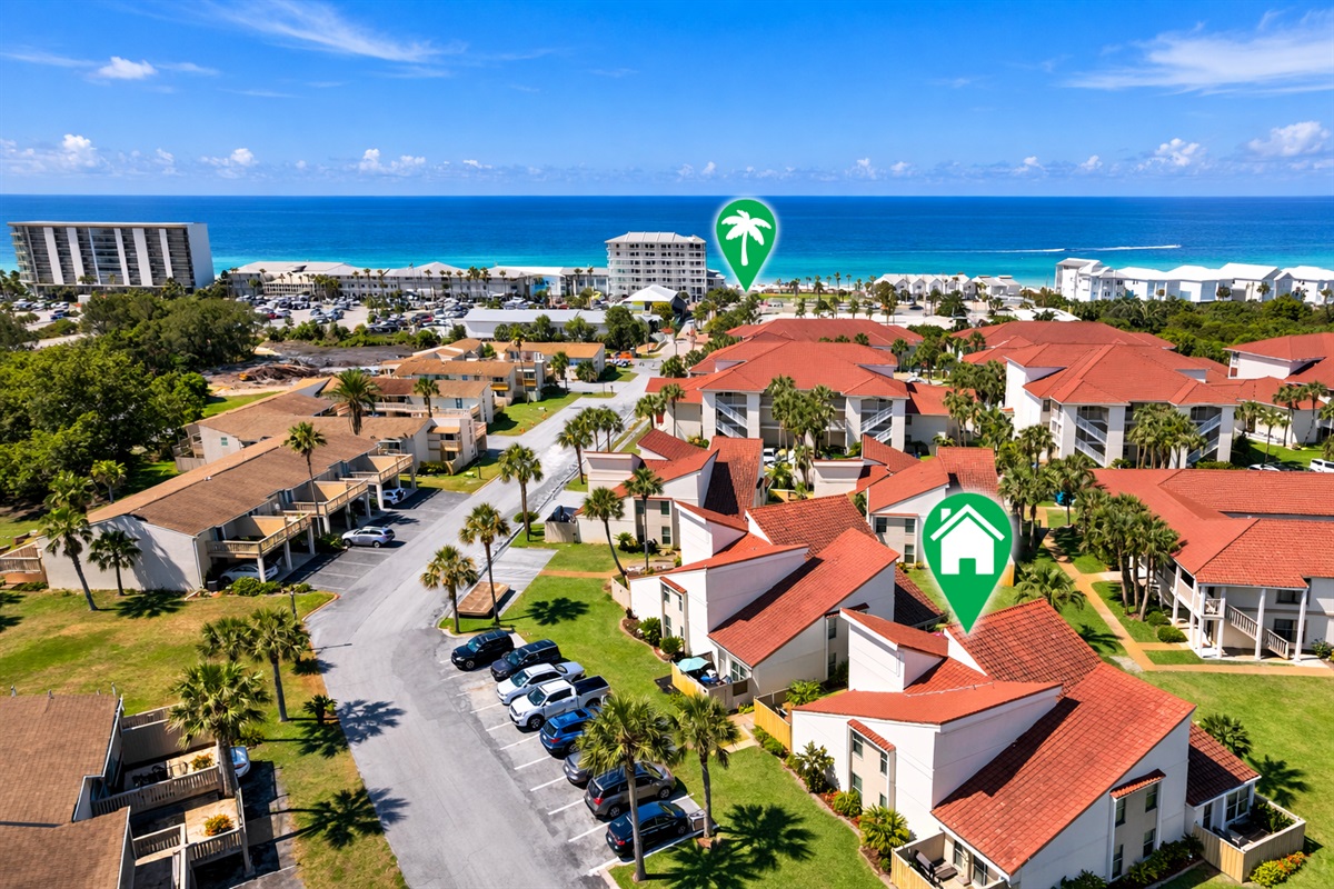 Just steps from the beach!