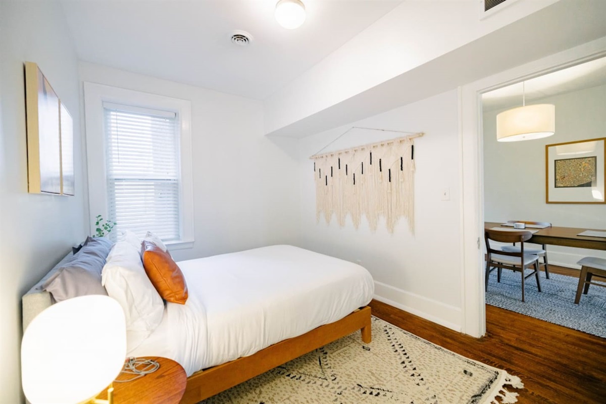 The beds and linens are some of the most comfortable I’ve ever stayed in when traveling. Will definitely stay here again when in town visiting friends and family! - Tracey, 5 Star Review