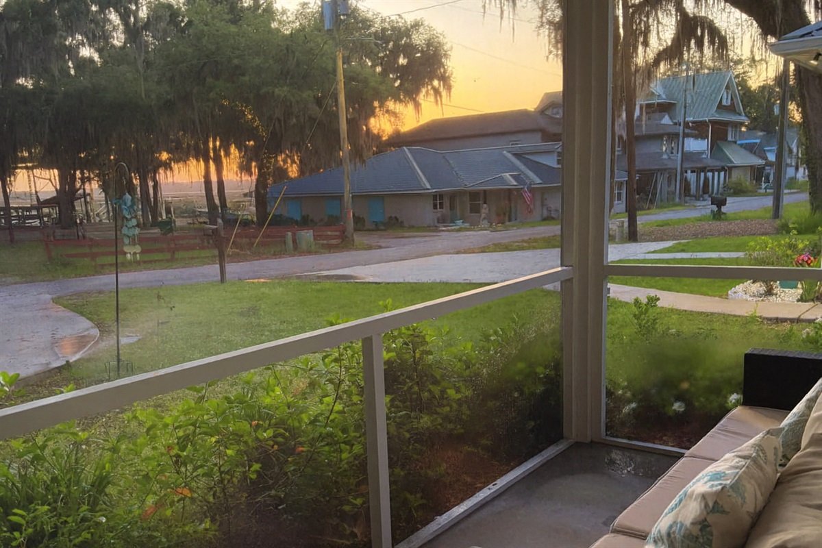 The sunrise is beautiful!