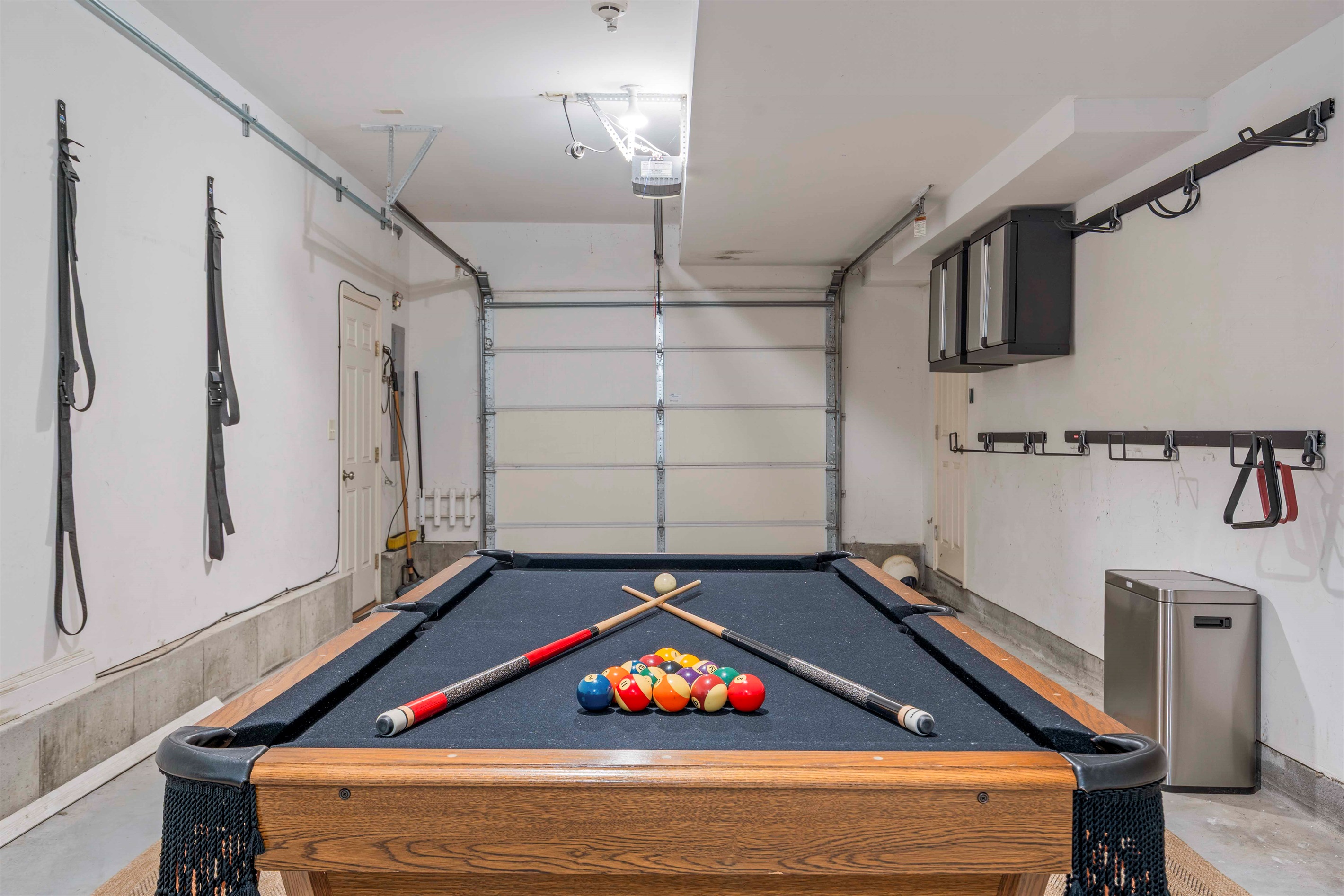Spend quality time indoors with a few rounds on the pool table!