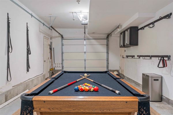 Spend quality time indoors with a few rounds on the pool table!
