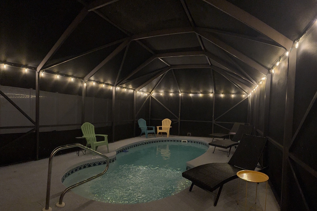 Enjoy an evening swim!