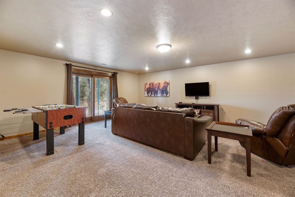 Basement living area