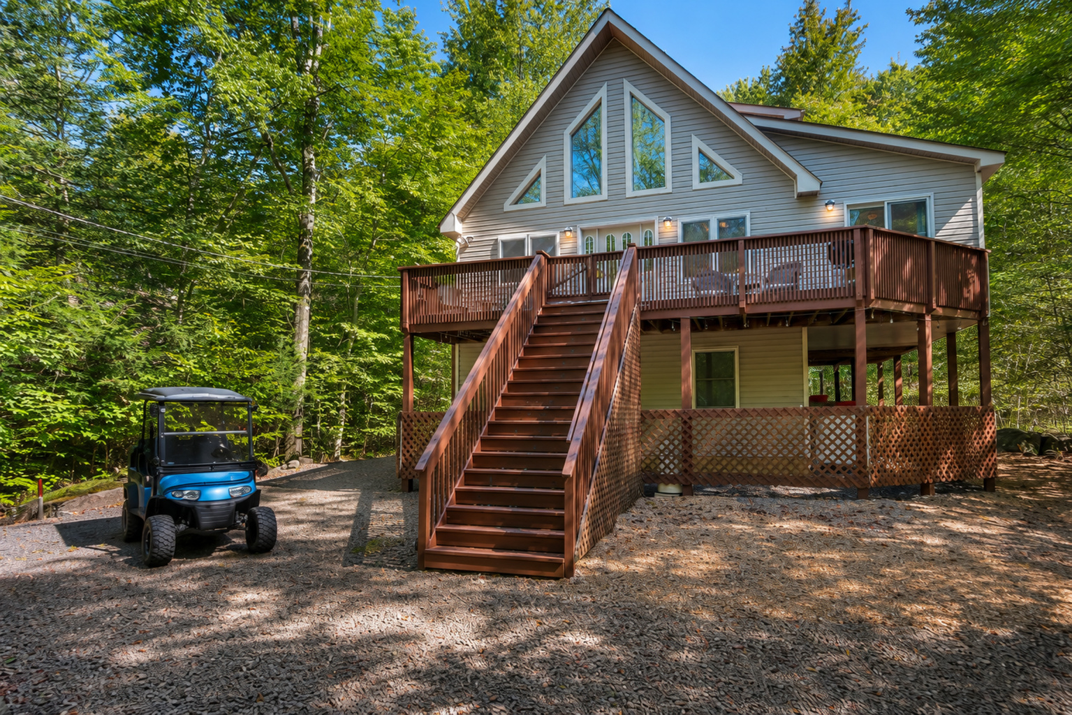 Welcome to our home!  Optional golf cart rental is available.