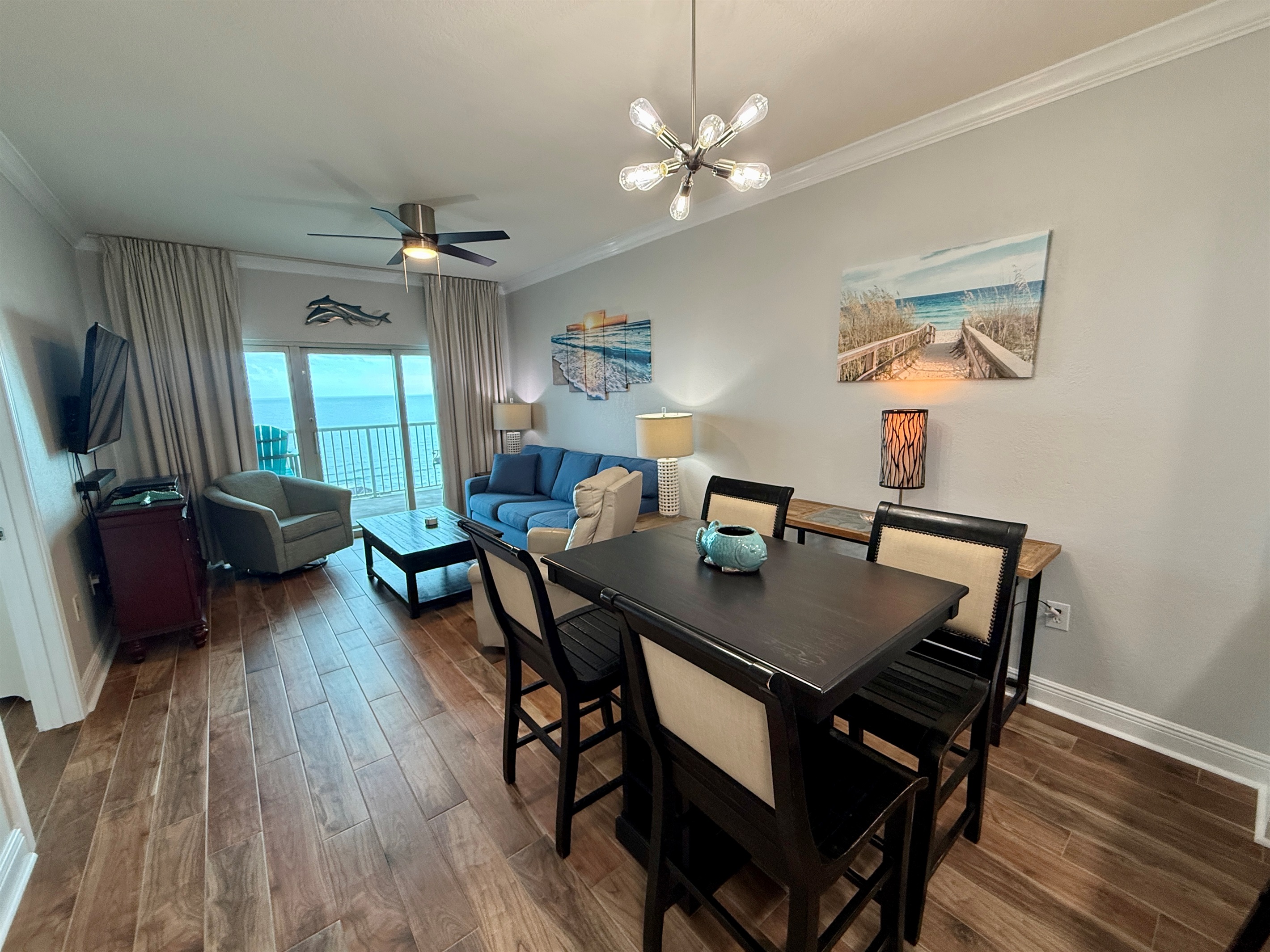 Dining Area and Living Room