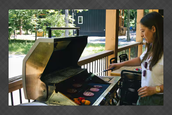 Fire up the grill and dine outdoors