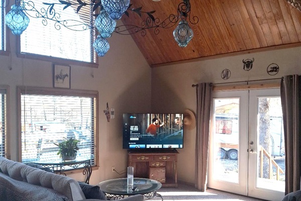 Great room side door