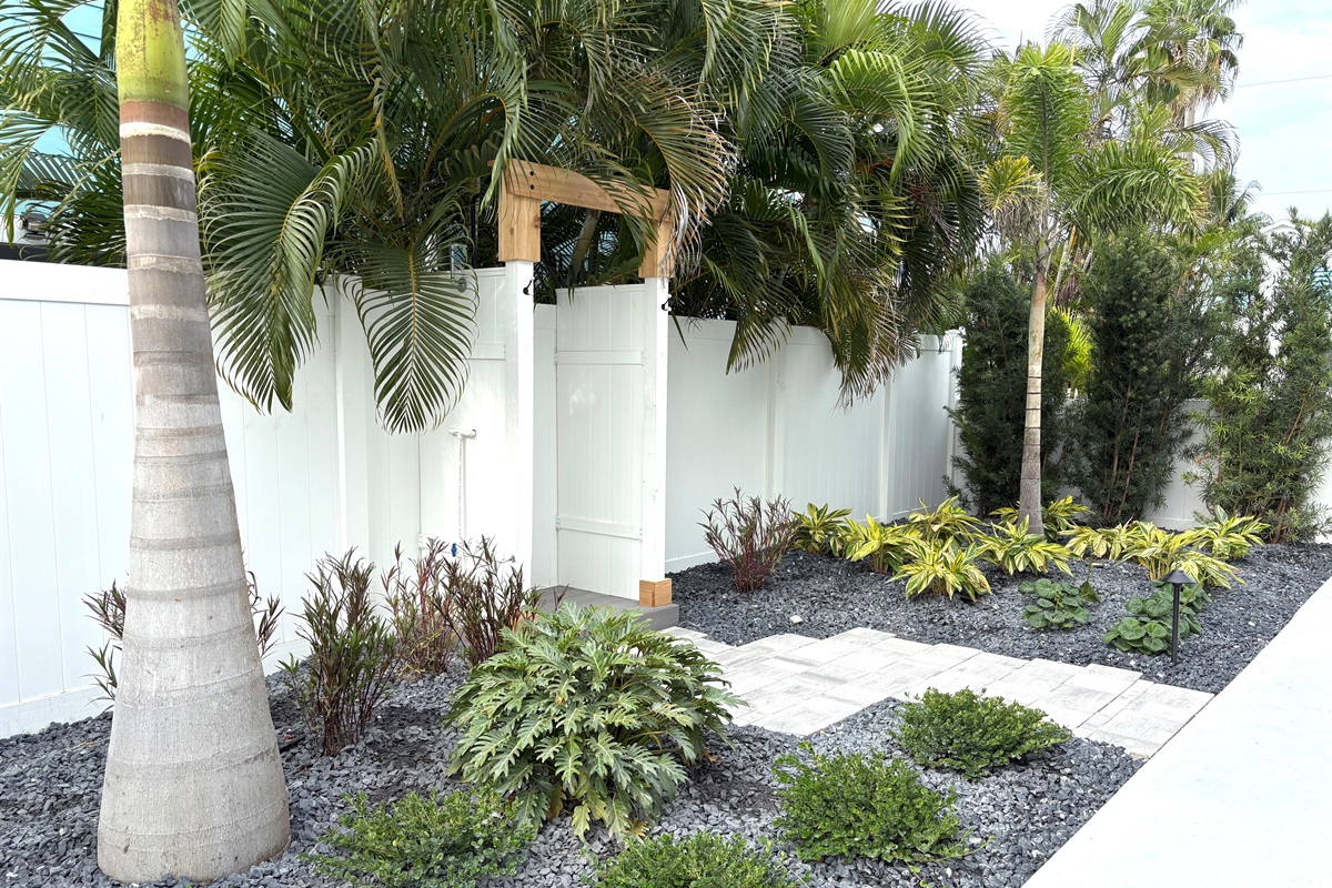 Gardens around Shower