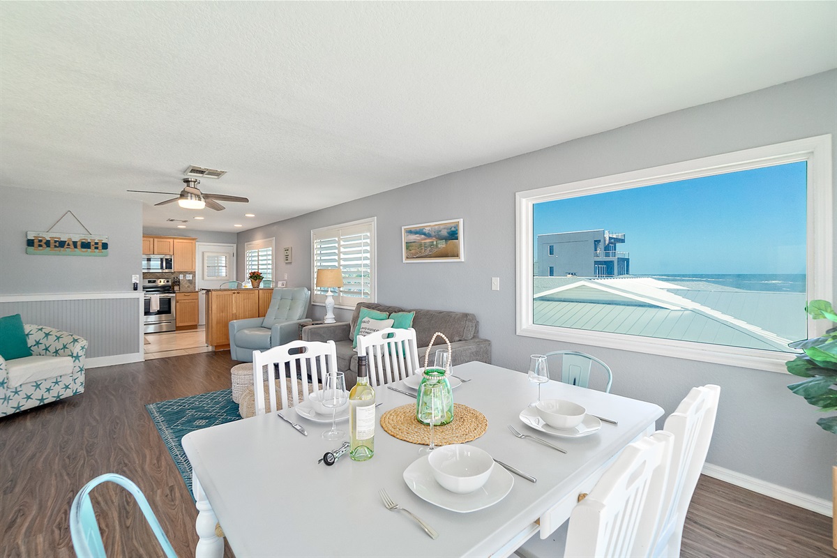 Spacious open floor plan for family gatherings