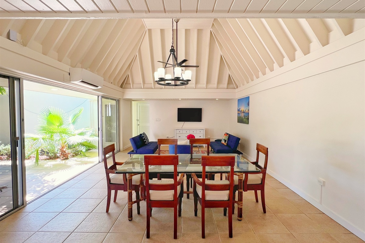 Thoughtful furnishings make this space feel both stylish and comfortable.