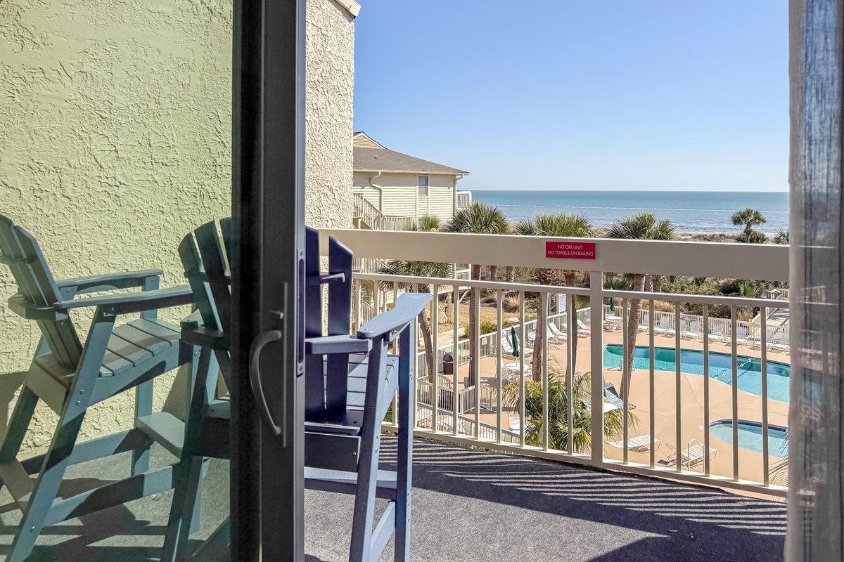 Balcony, Breakers 324 Hilton Head