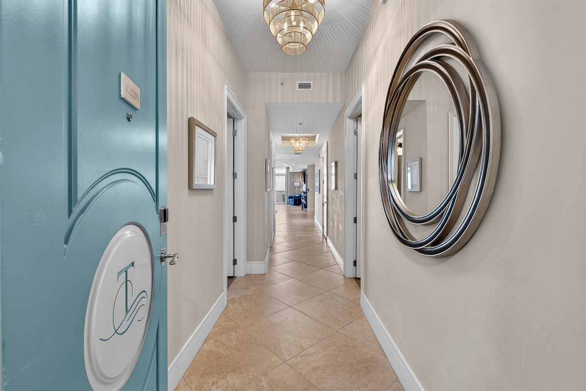 Entrance to condo