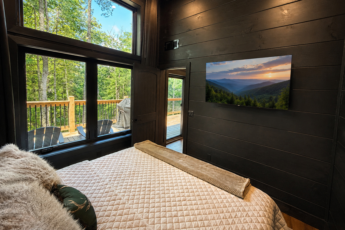 King Size Bed with Smart TV