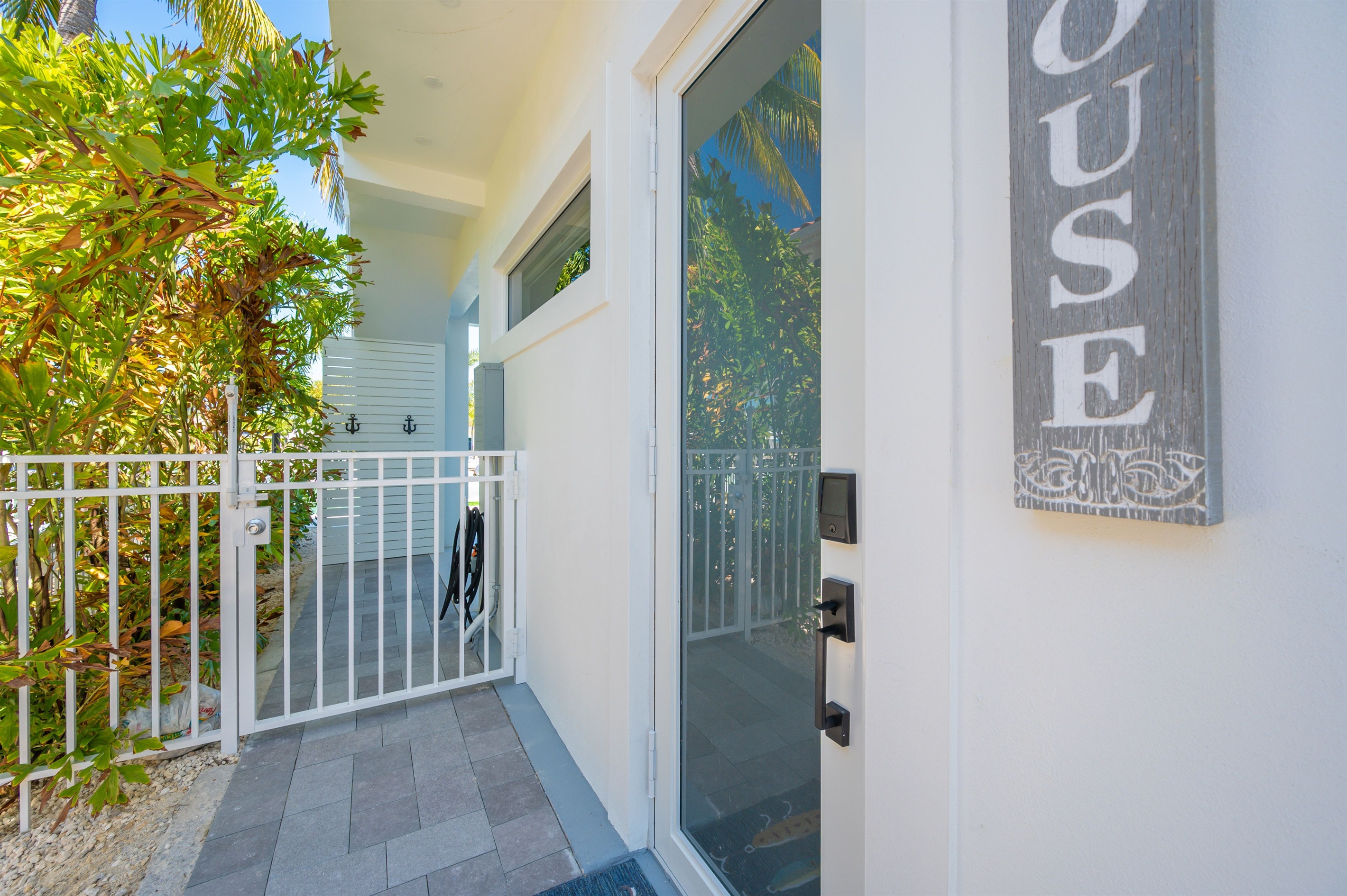 Entrance to house or backyard