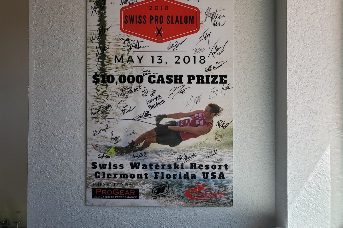 Poster of Nate Smith, pro water skier.