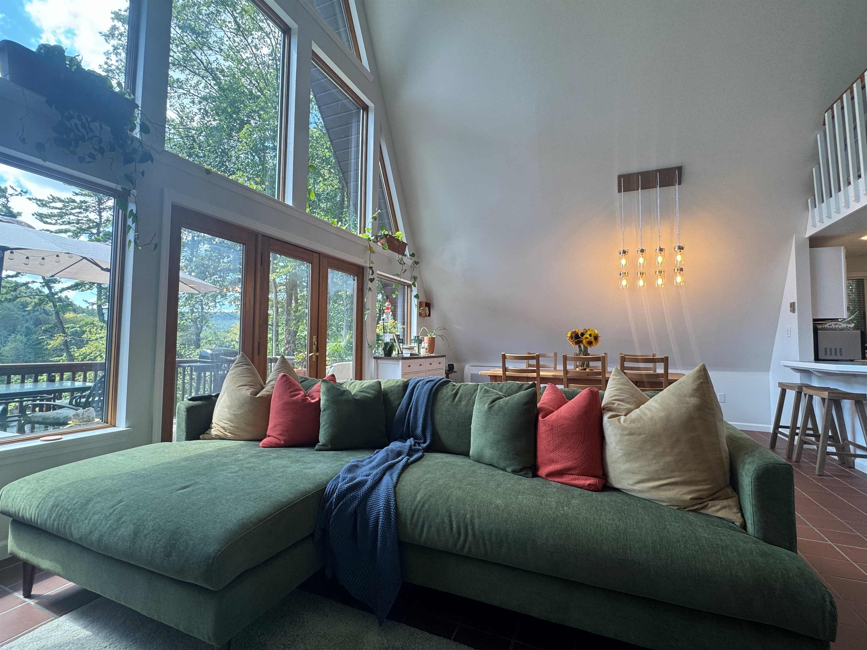 Comfy seating to soak up the natural light