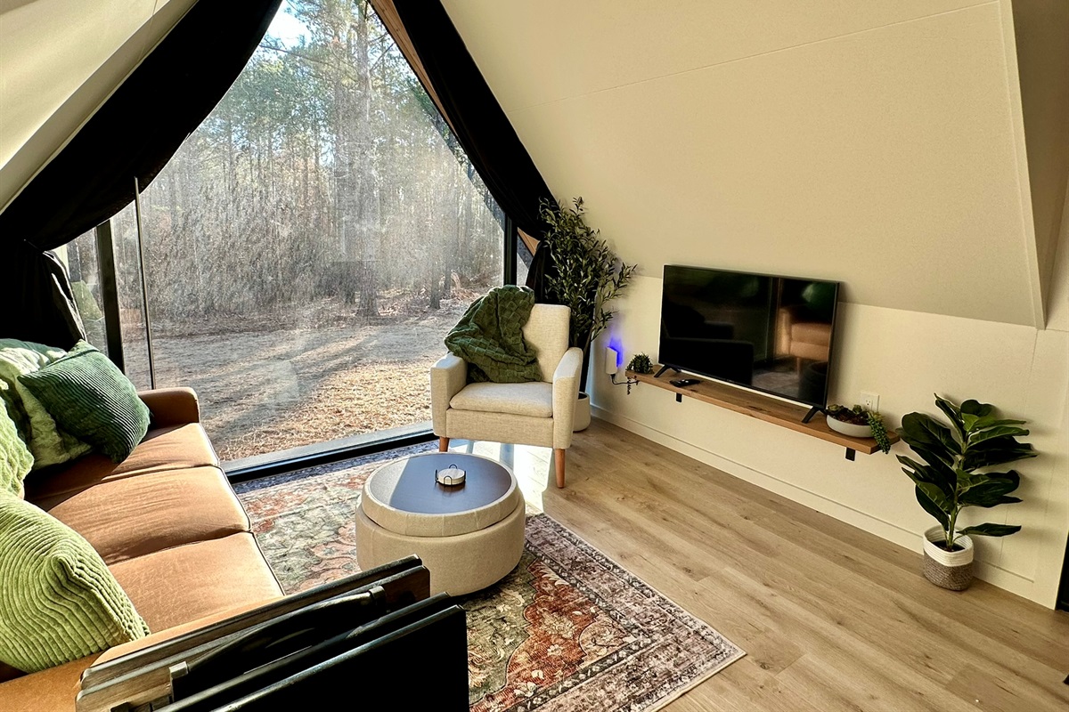 Living Room with TV and Wifi