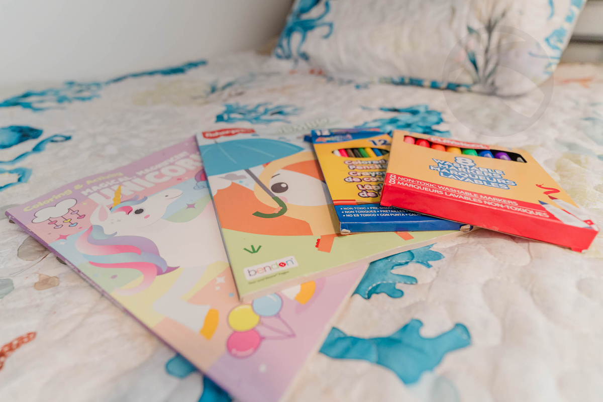 The perfect spot for the littles to color, draw and read