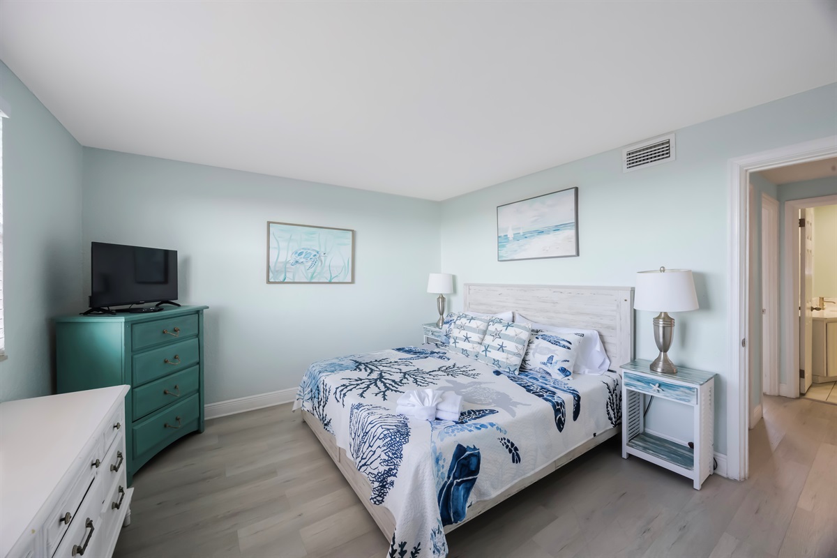 Primary Bedroom, King Sized Bed