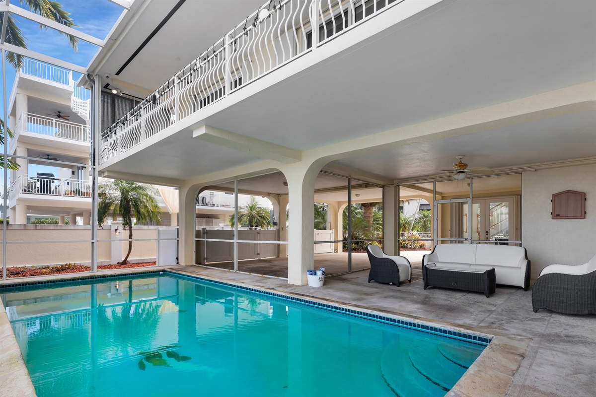 Screened outdoor space