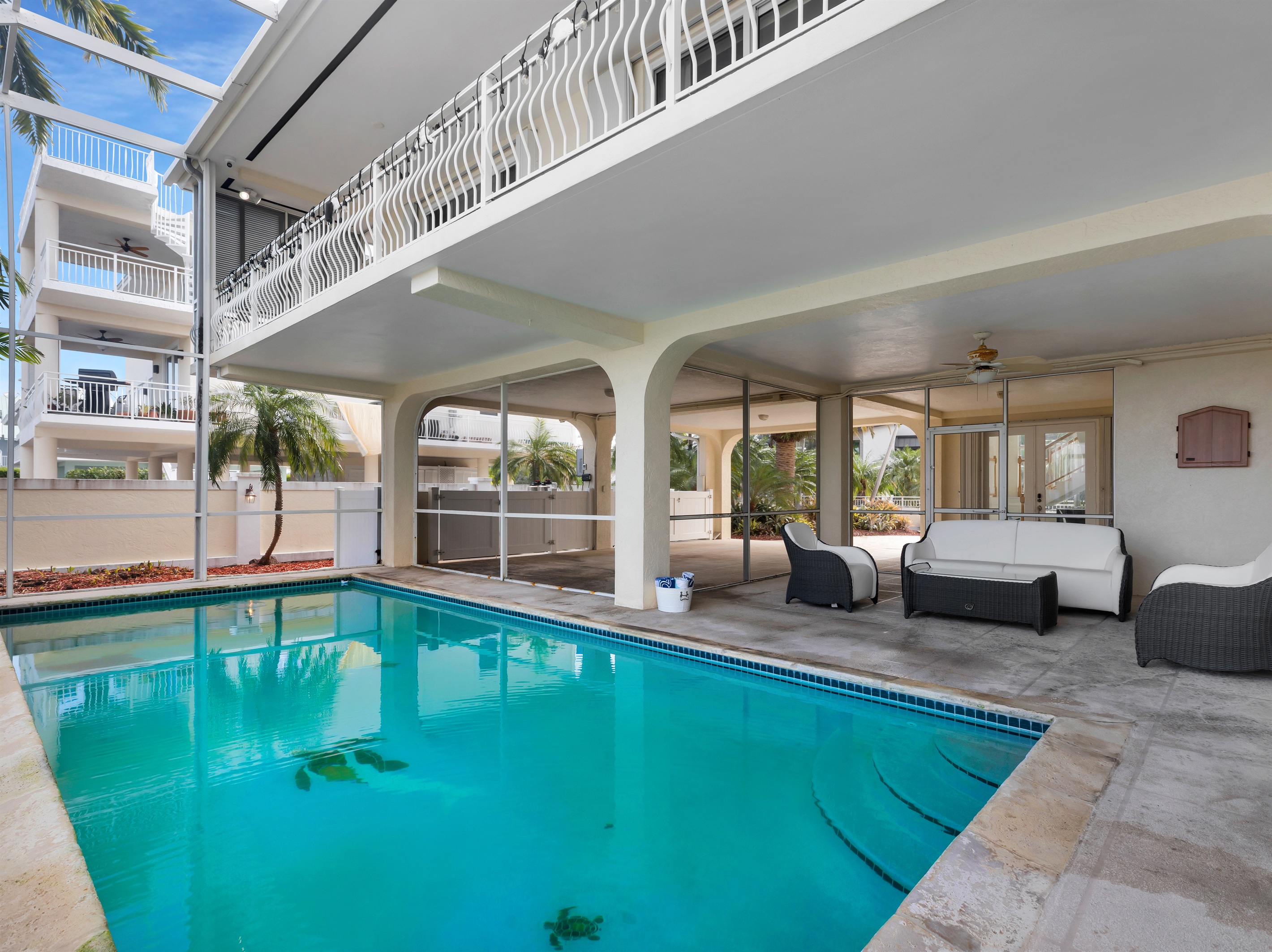 Screened outdoor space