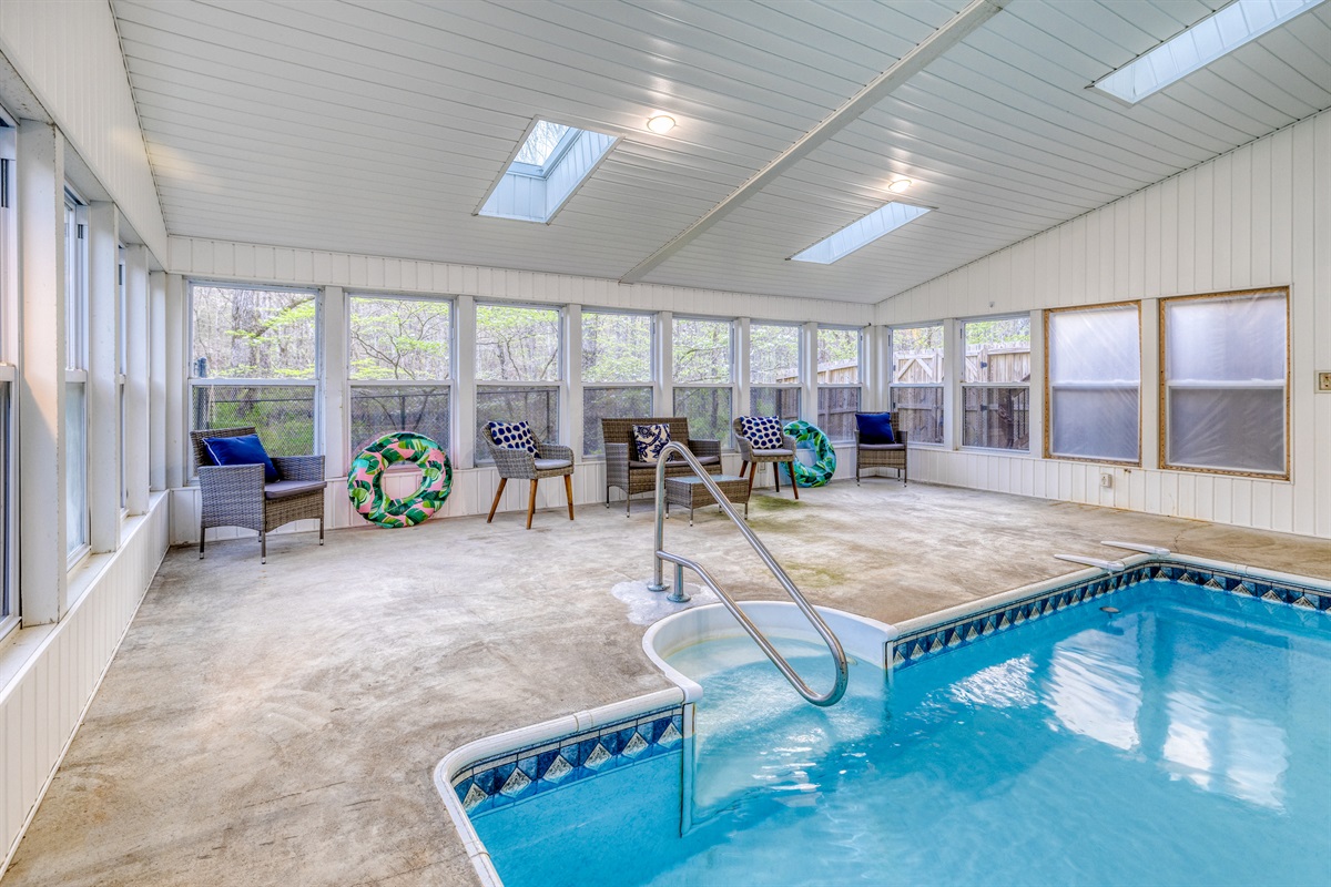 Huge Indoor Heated Pool