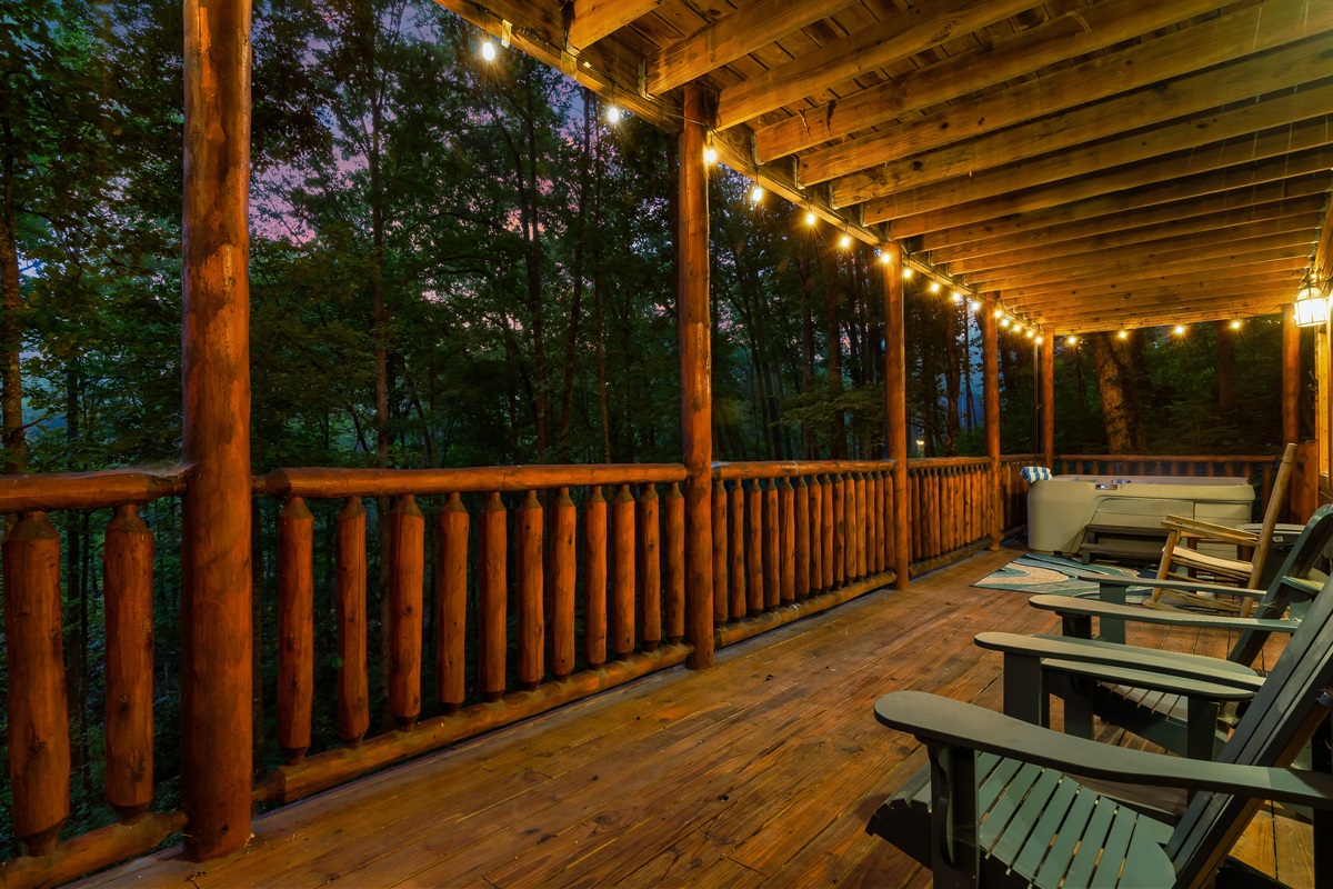 Peaceful outdoor seating area to take in the surroundings