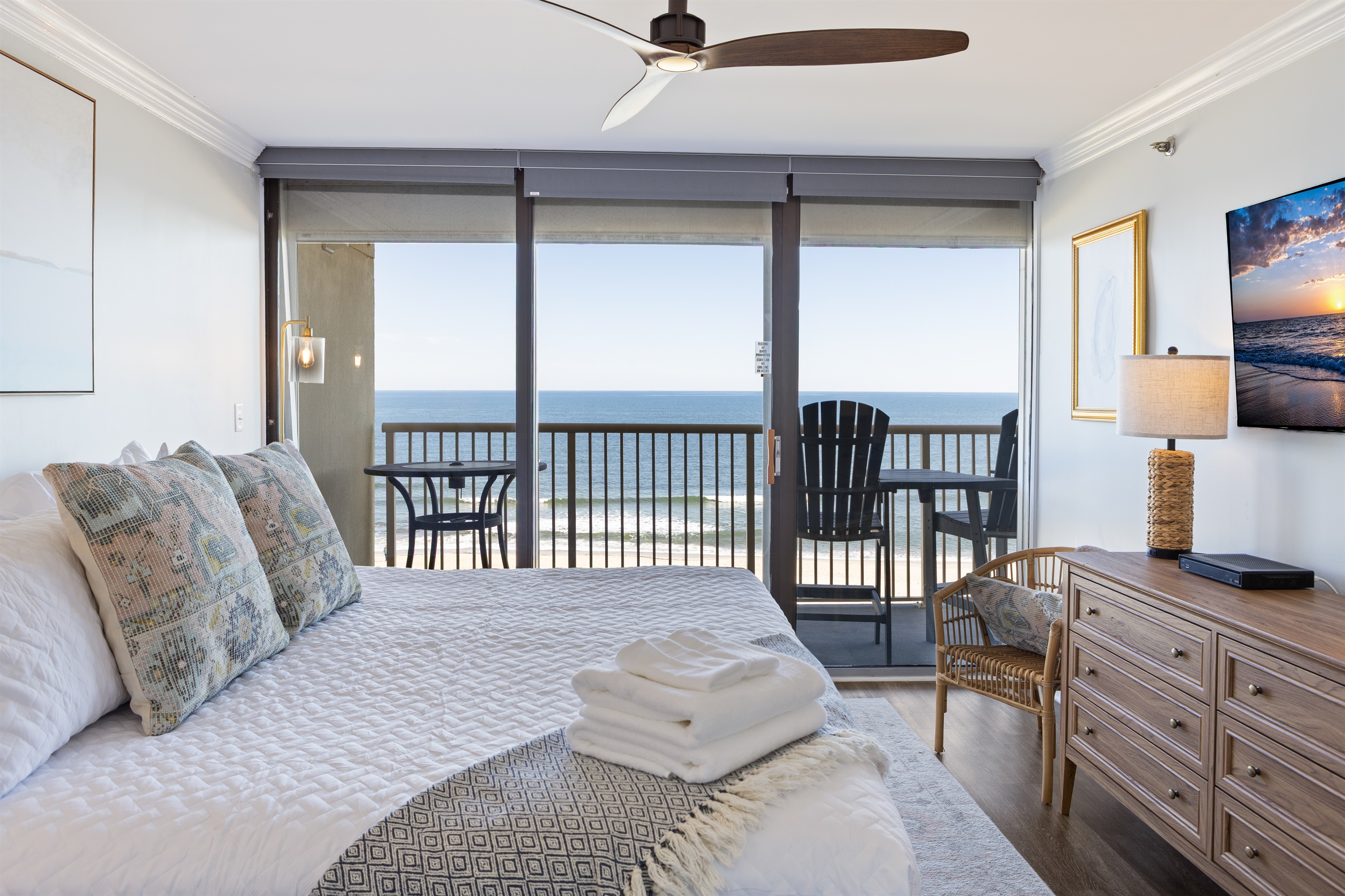 Bedroom 1 - Master with king bed and ocean views