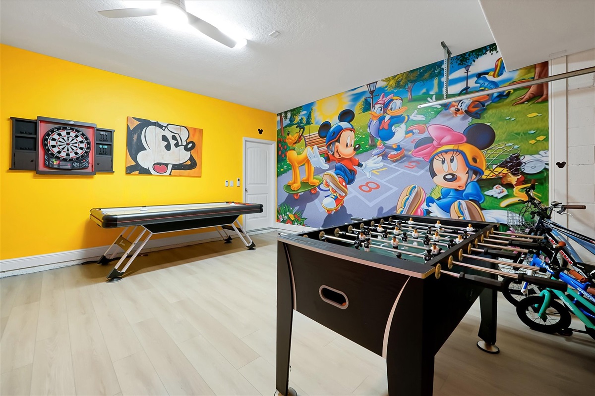 There's plenty to do here on a rainy day.