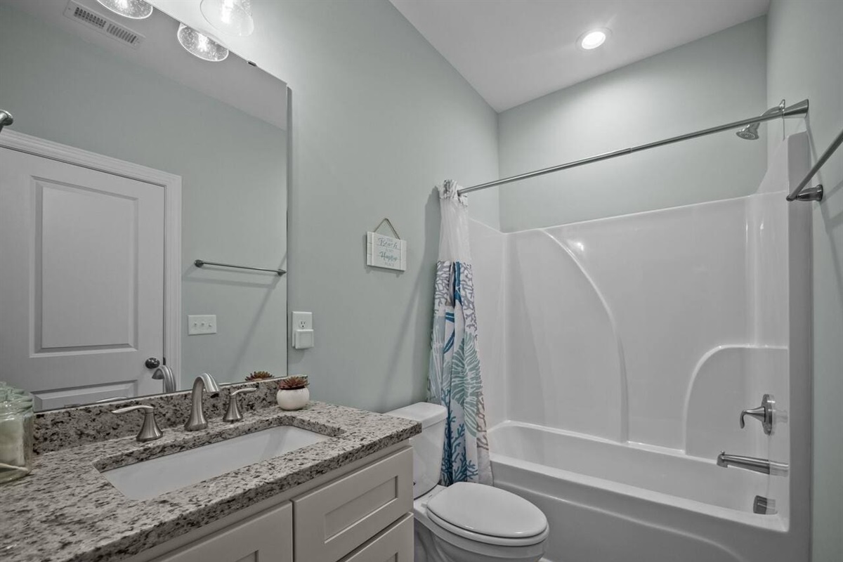 Full bathroom on second floor