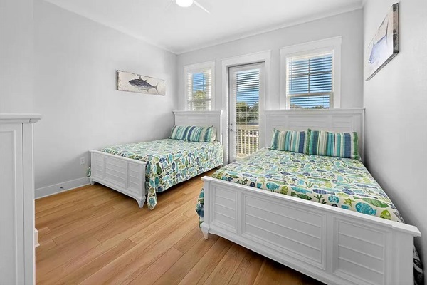 2 double beds for the kids