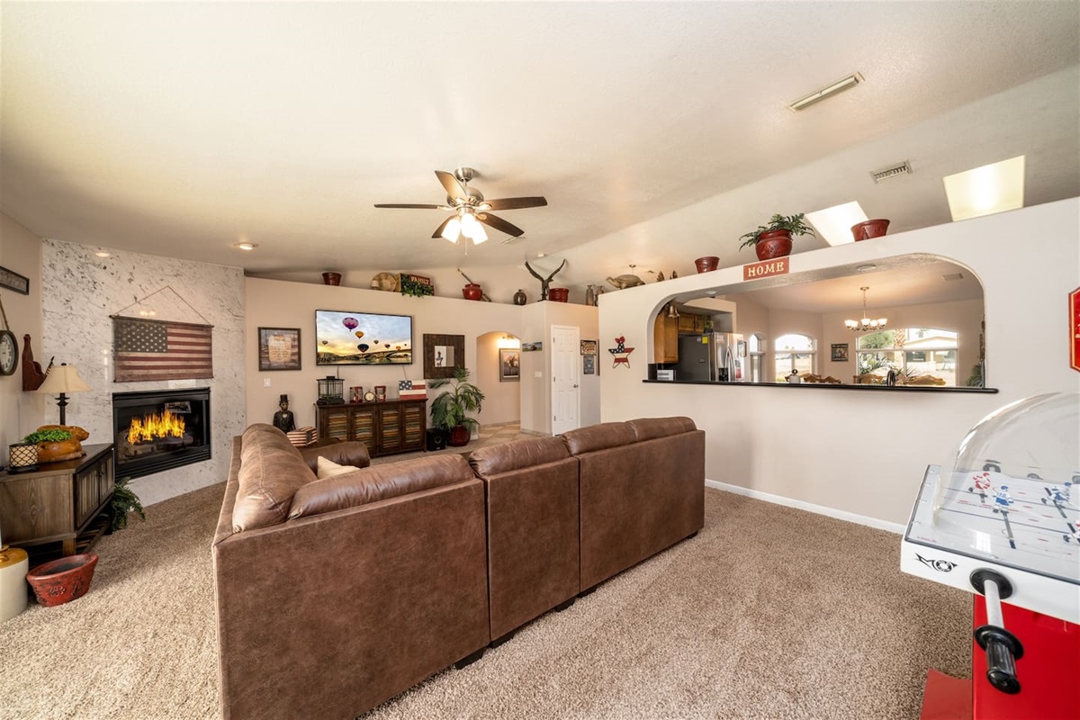 Living Room and Kitchen