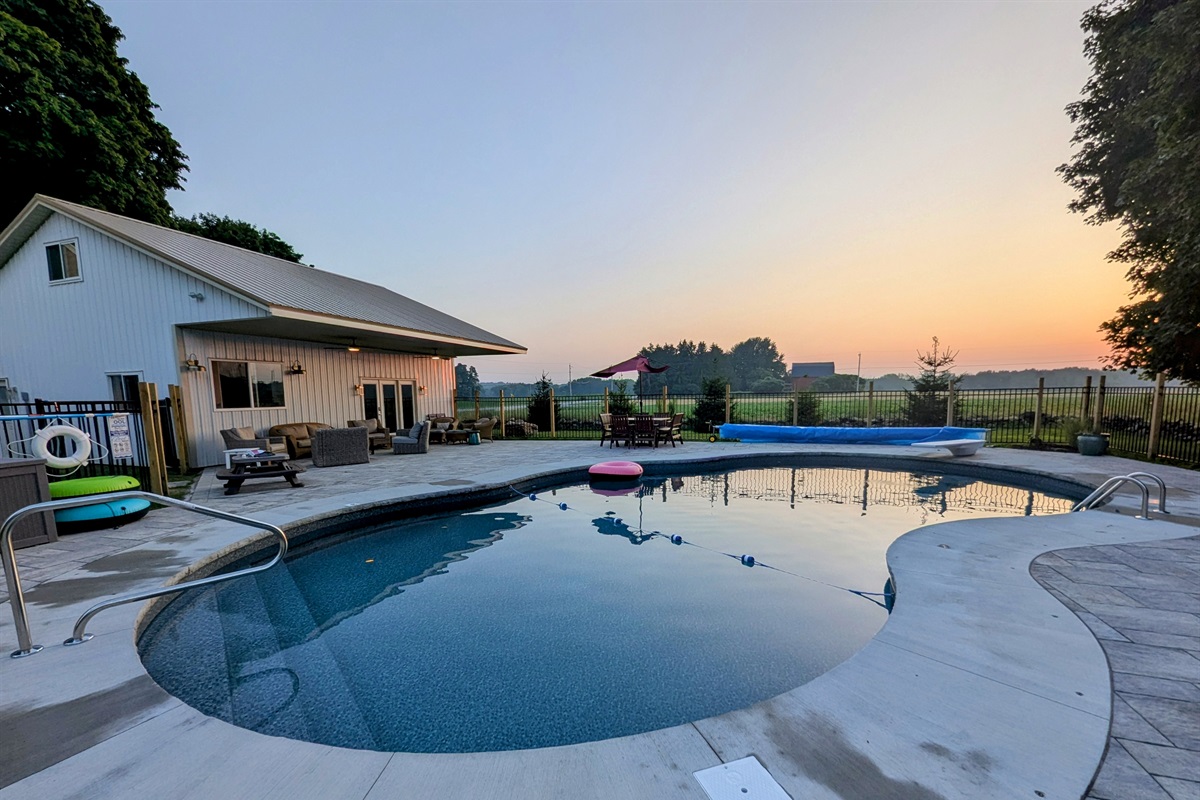 Pool and Guest House