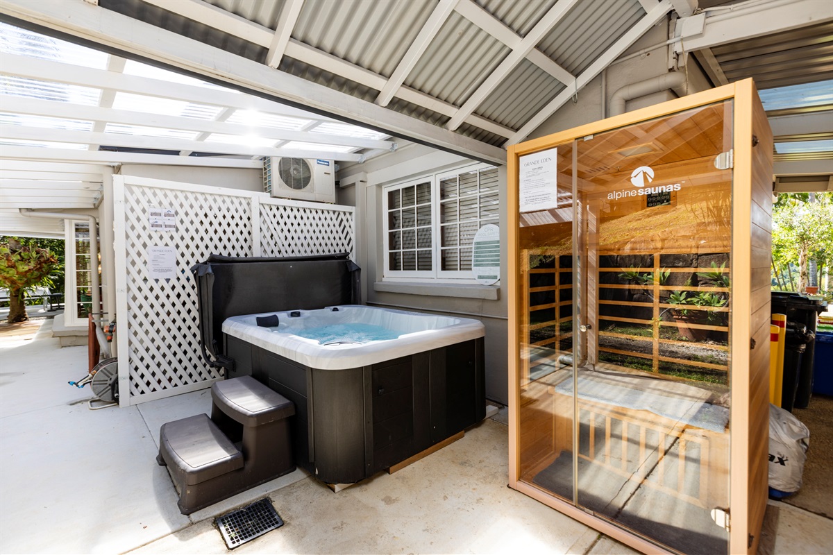 Hot Spa and Infrared Sauna