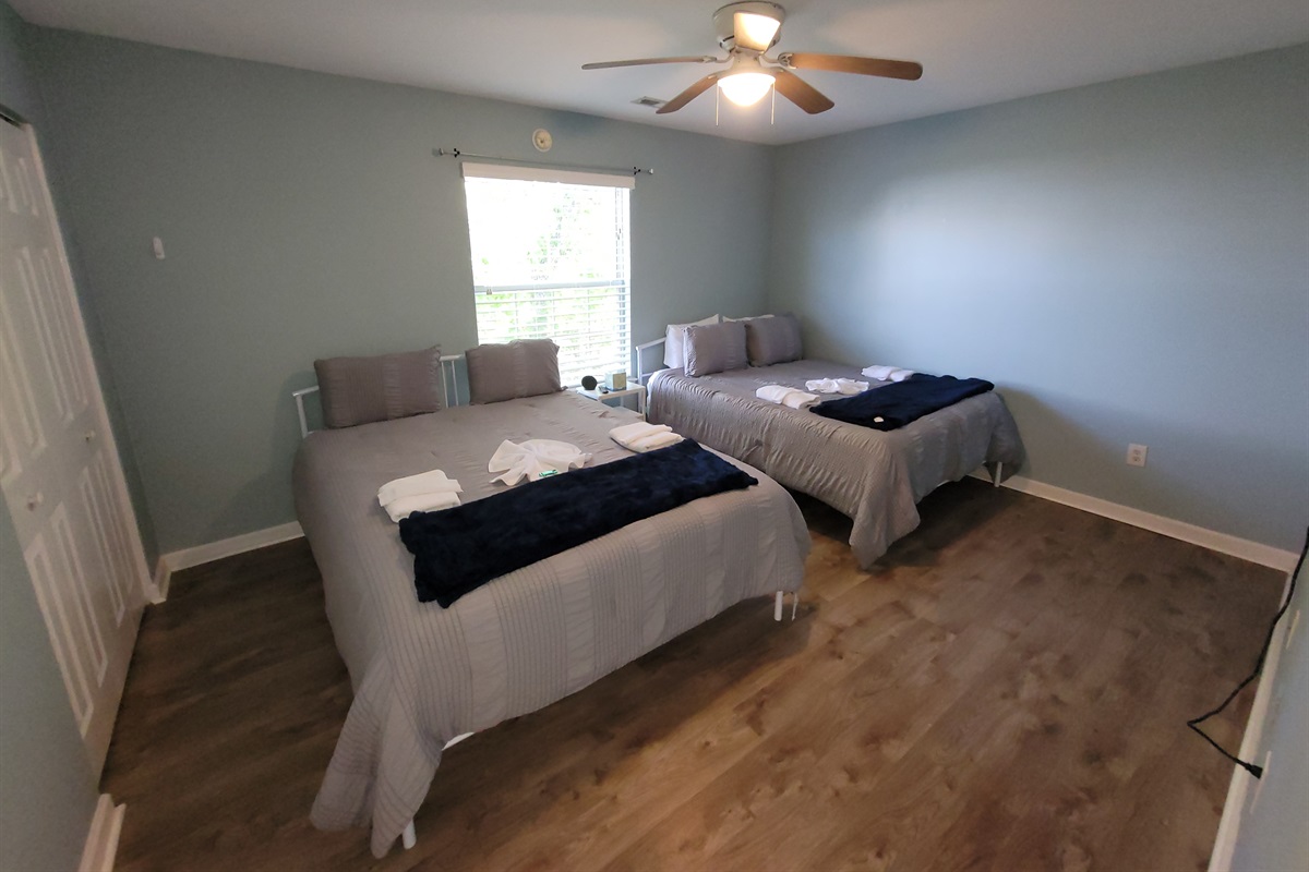 Double Queen Master Bedroom