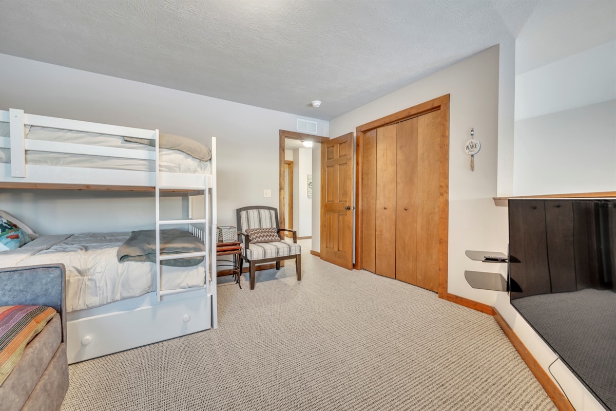 Bedroom #3. This is open to the main floor!