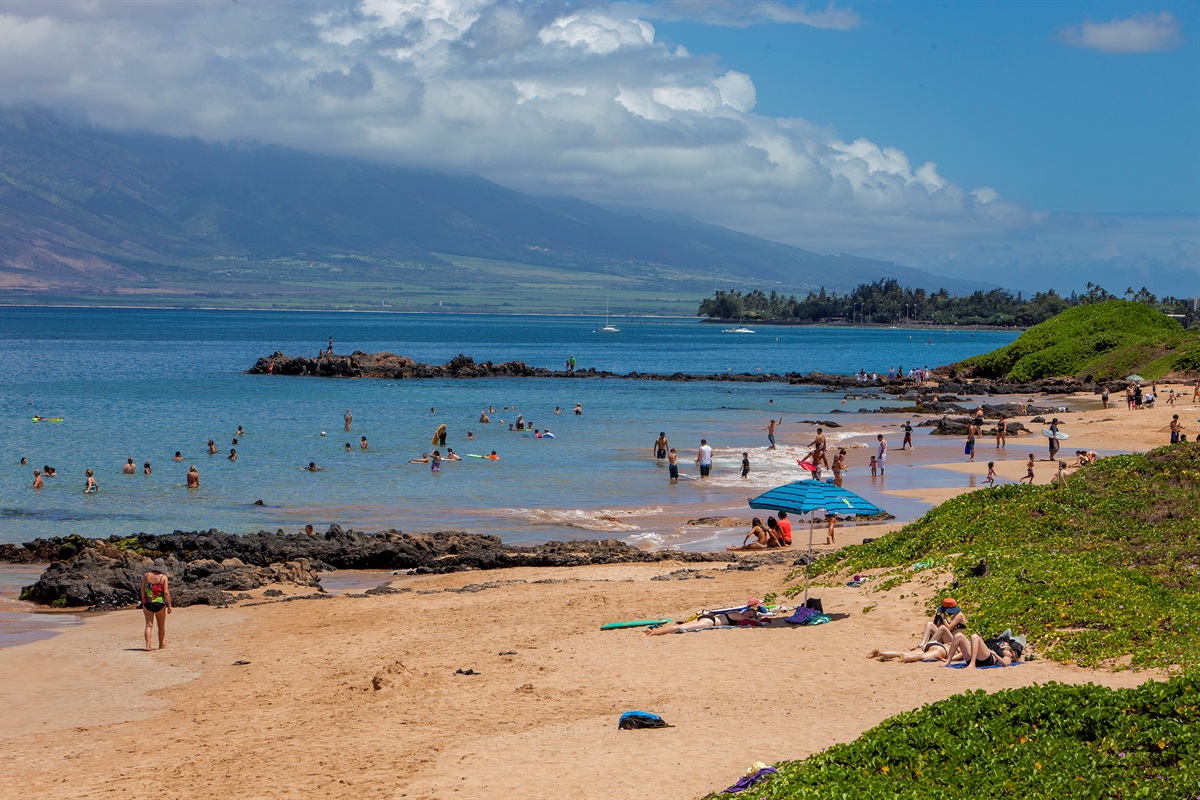 Kamaole Beach III, the closest of many beautiful sandy beaches!