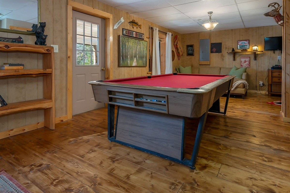Lower level game room