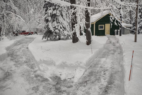 Looking out the front door