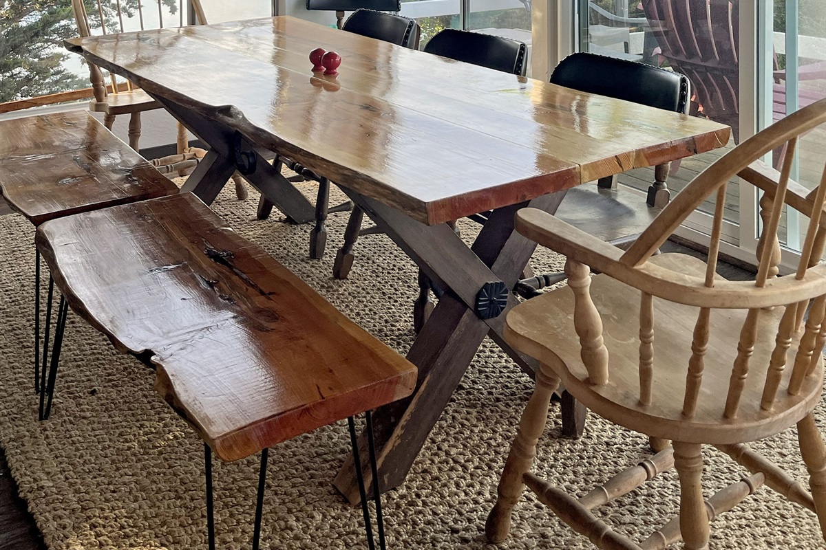 Dining area w/ views
