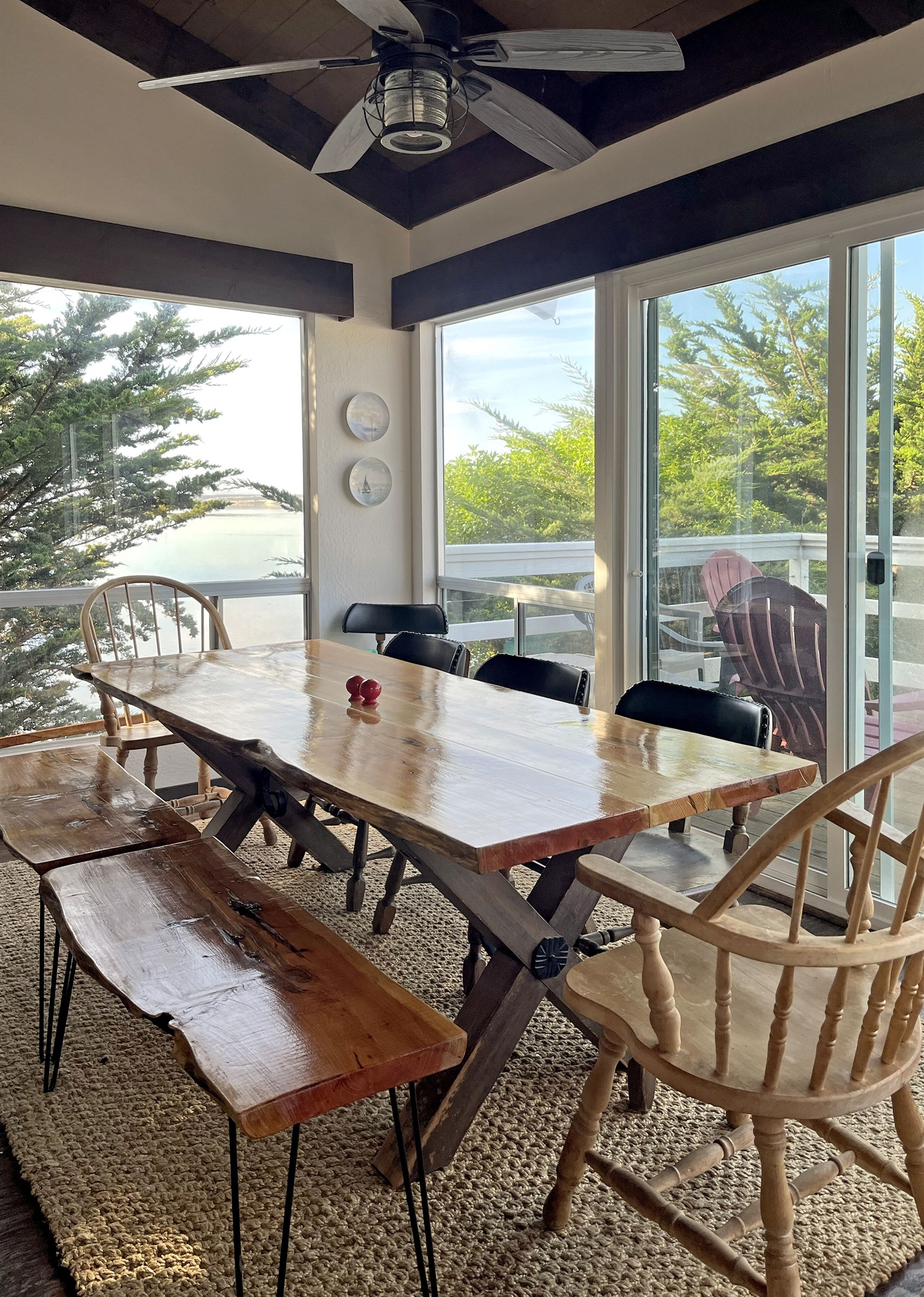 Dining area w/ views