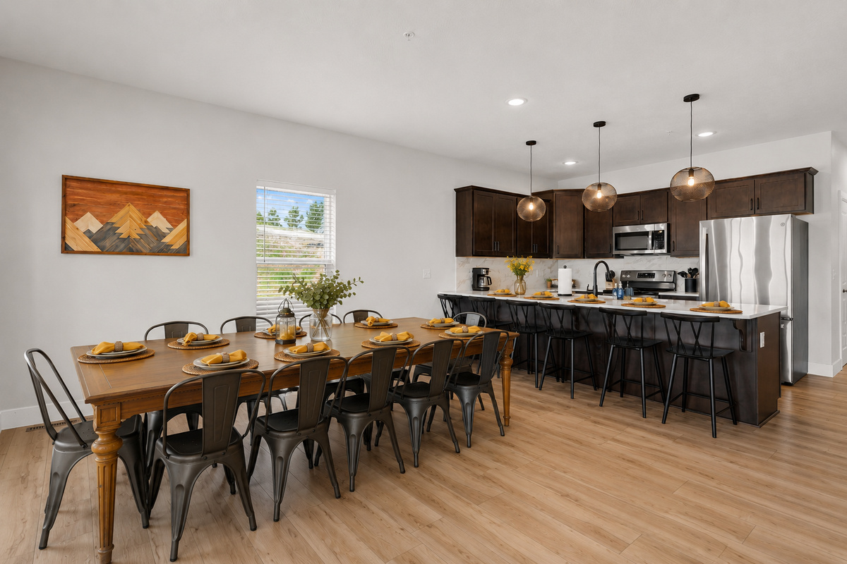Open Concept dining designed for food and fun!