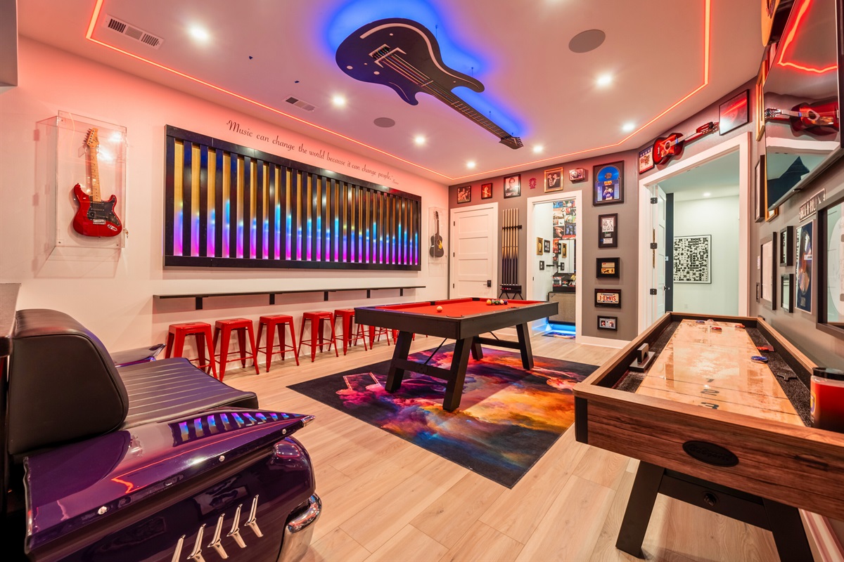 Game night just got a serious upgrade. Shuffleboard, pool, and a killer sound system&mdash;who's in?