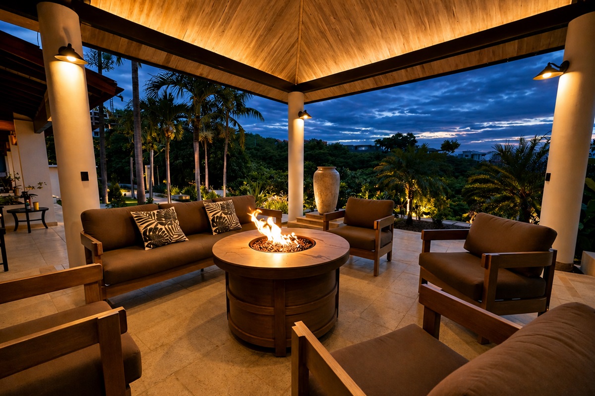 Outdoor Terrace firepit